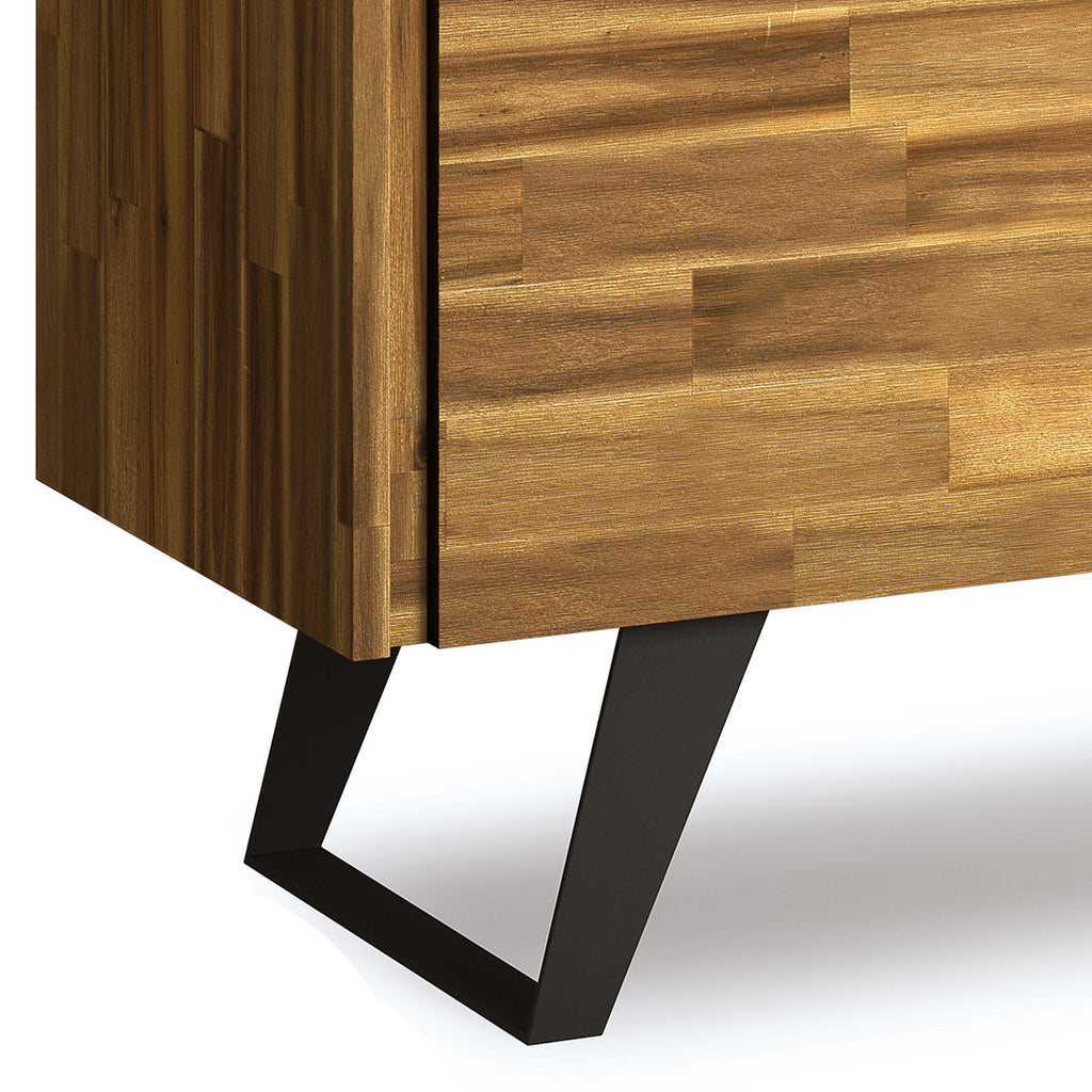 Lowry Medium Handcrafted Storage Cabinet with Adjustable Shelves - Choose Your Color