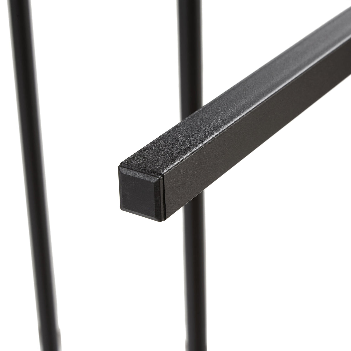 Full Size Metal Platform Bed Frame with Wooden Headboard