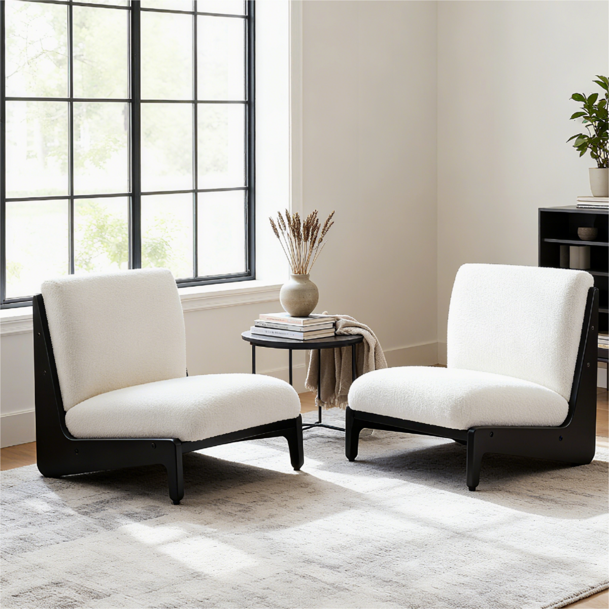 Scott Living Moda Accent Chair with Solid Wood Frame - 28" Wide