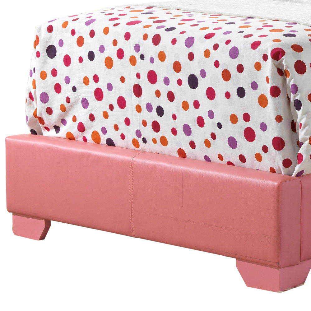 Elegant Platform Bed with Upholstered Finish - Multiple Colors