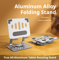 Folding flat bracket-silver-aluminum alloy-1 piece