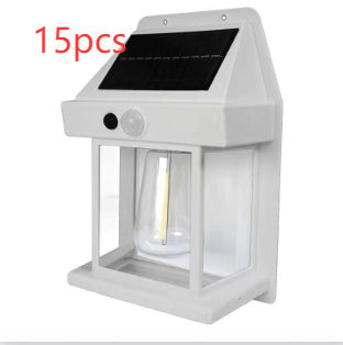 Outdoor Solar  Waterproof Tungsten Induction Garden Wall Lamp