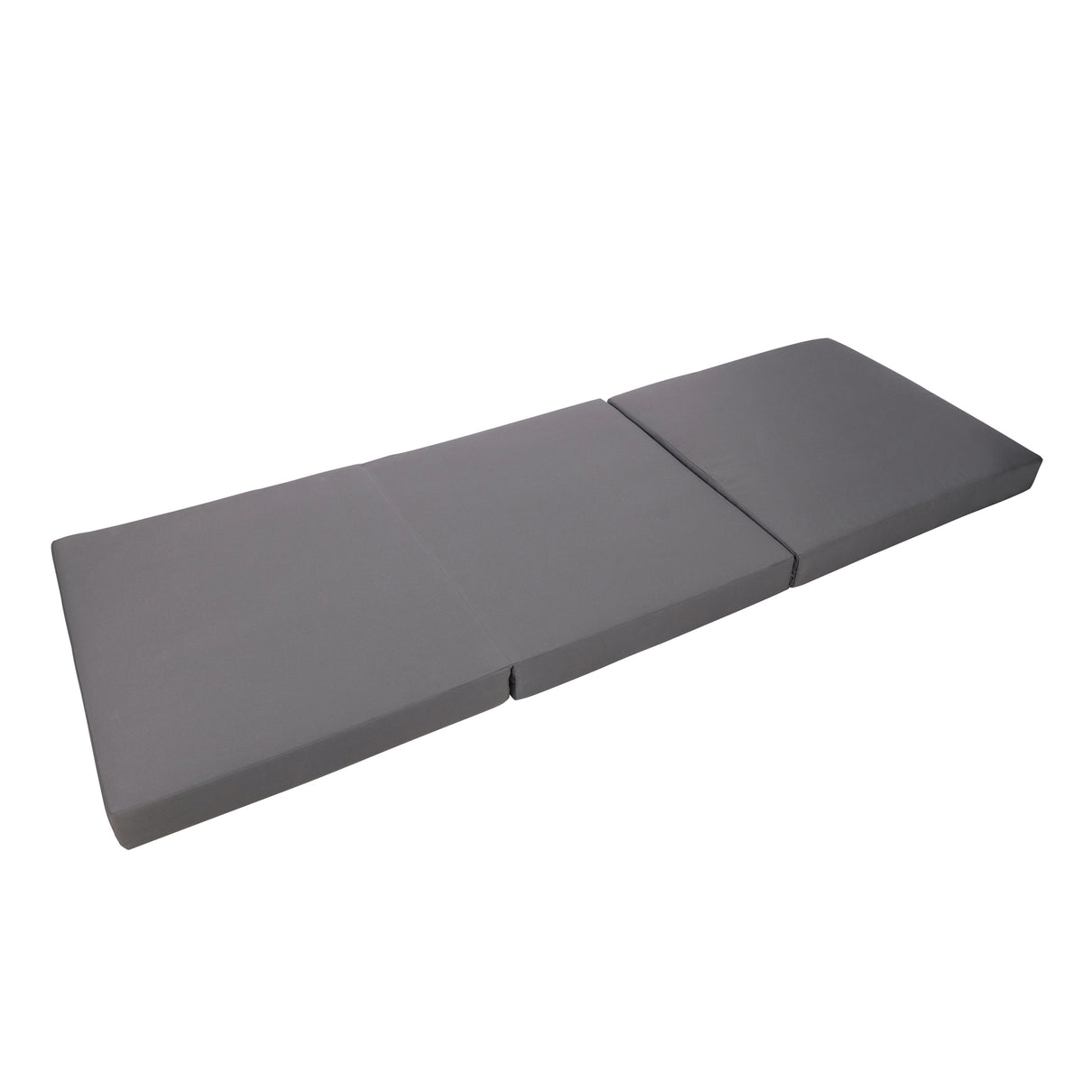 Gray Broadway Ian Chaise Lounge Cushion with Waterproof Fabric - Gray