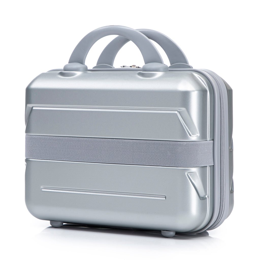 ABS Spinner Wheel Hard Case Luggage Set with Lock - 2 Piece, Black
