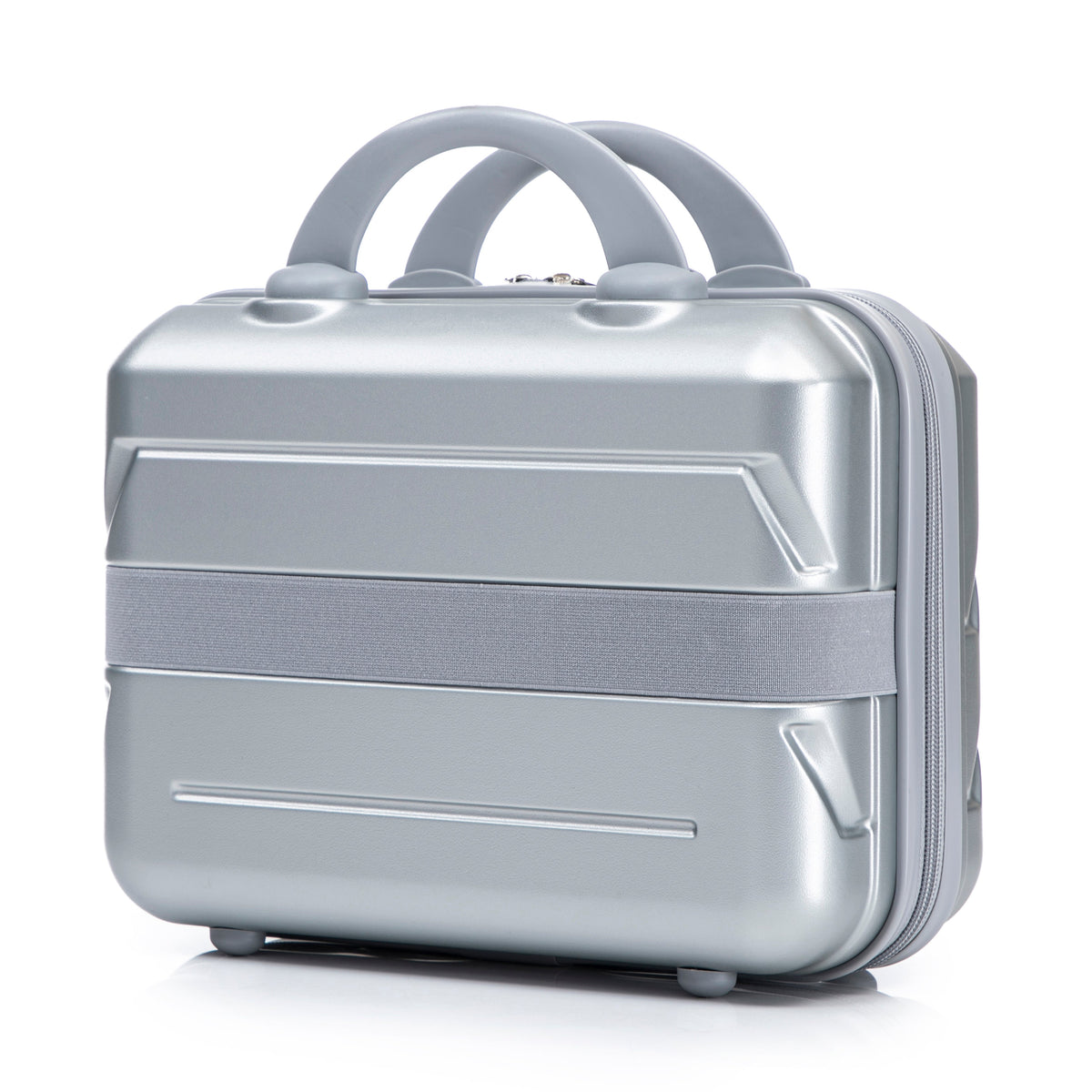 ABS Spinner Wheel Hard Case Luggage Set with Lock - 2 Piece, Black