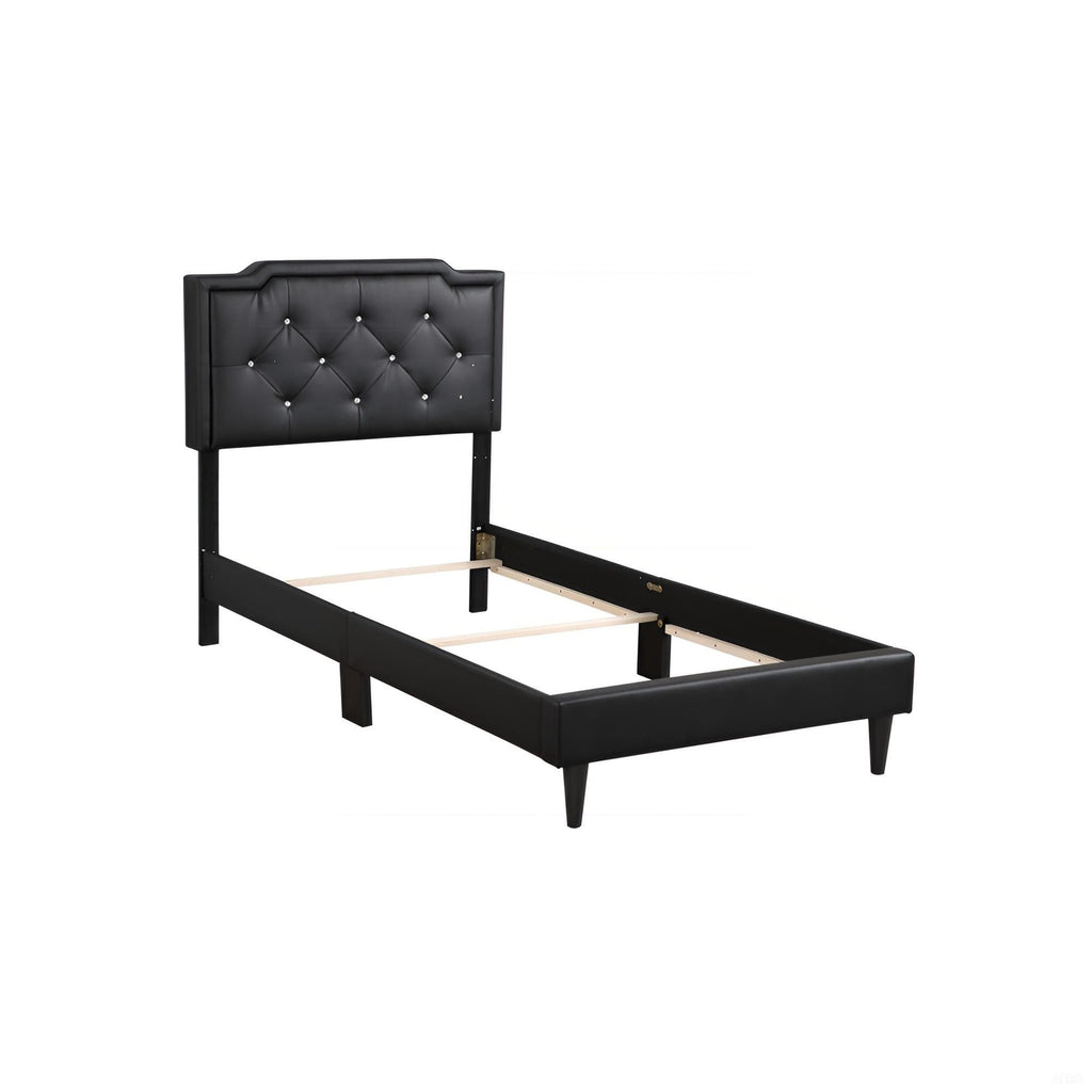 Button Tufted Upholstered Bed with Charming Design - Multiple Colors