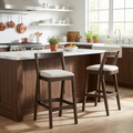 Jasper Indoor Rubberwood Barstool
