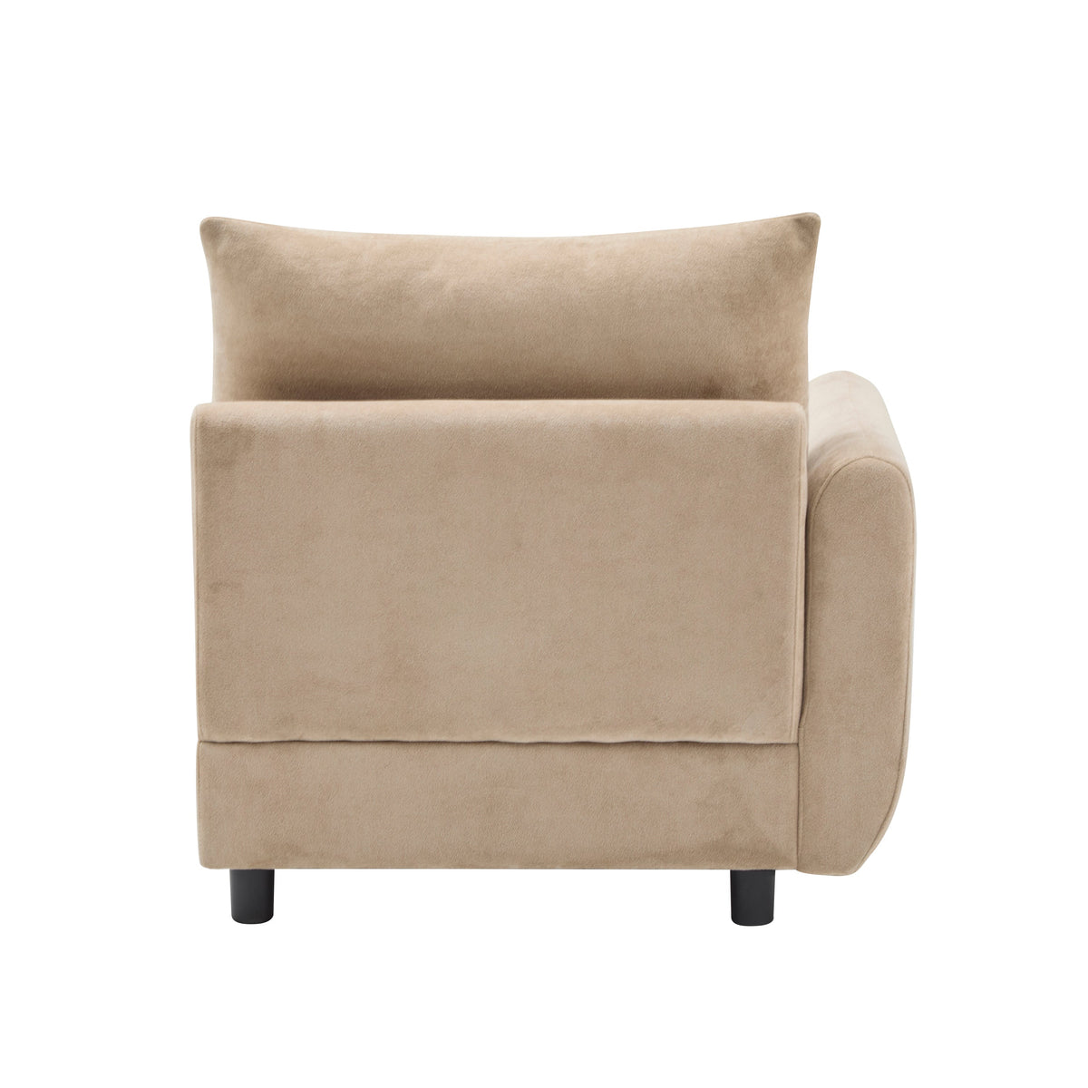 130 Inch Oversize Modular Sectional Sofa with Ottoman - Nomad or White