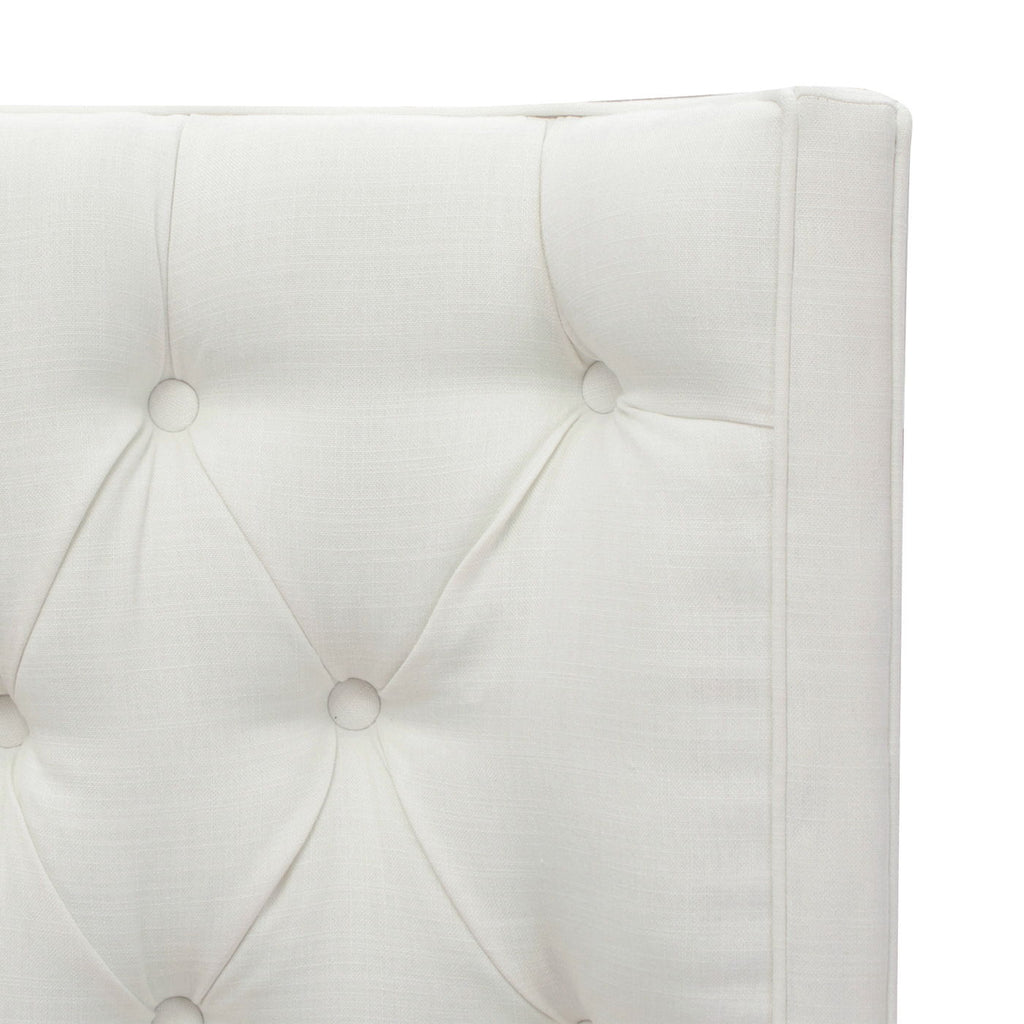 Tufted Panel Bed with Wingback Headboard and Footboard - Multiple Colors