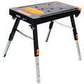 8-in-1 Multifunctional Folding Work Table with 8 Configurations - Steel/ABS/PVC