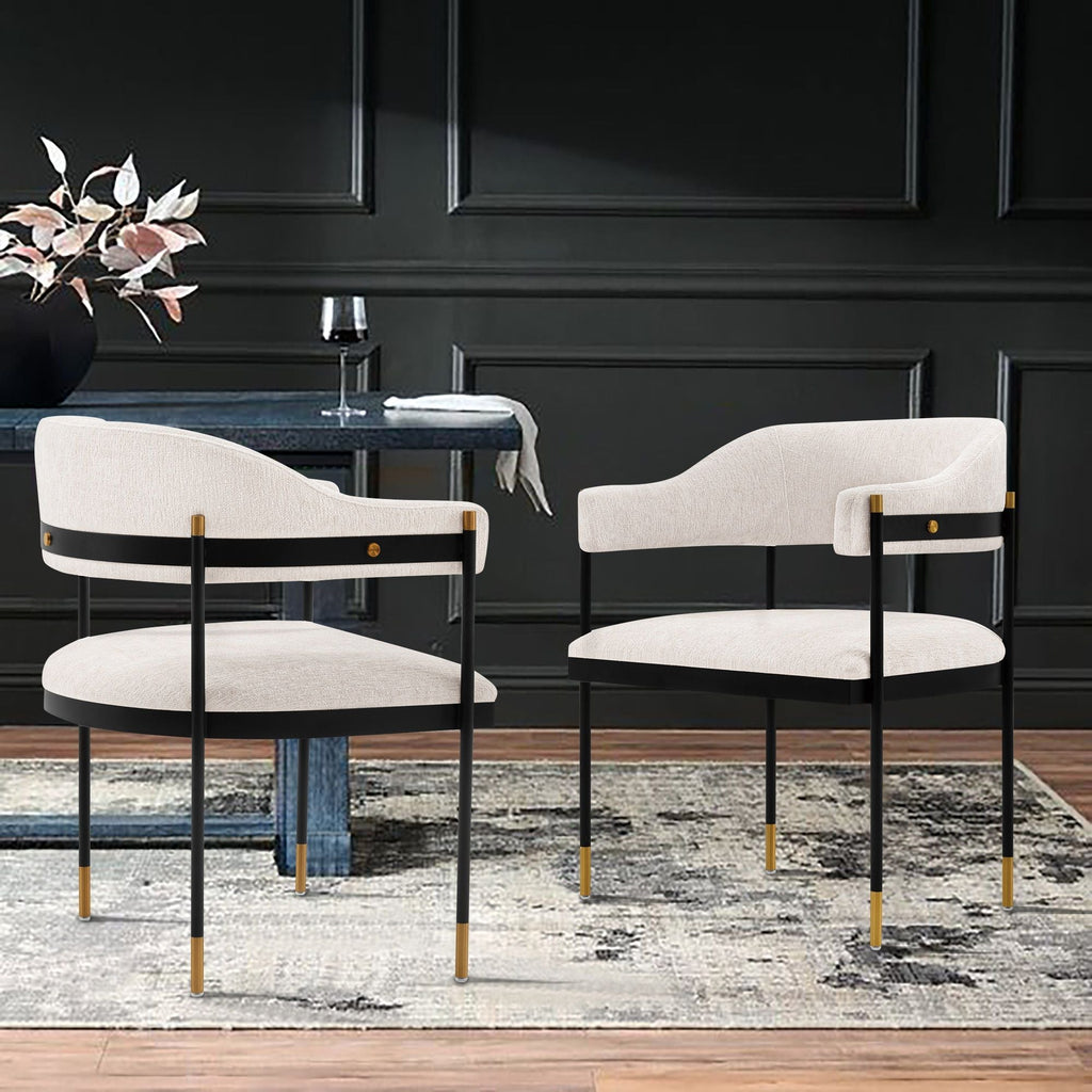Fully Upholstered Arm Chair with Floating Back - Multiple Colors