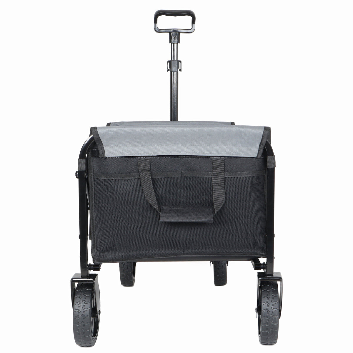 All-in-One Convertible Folding Trolley with Bench Seat - Steel