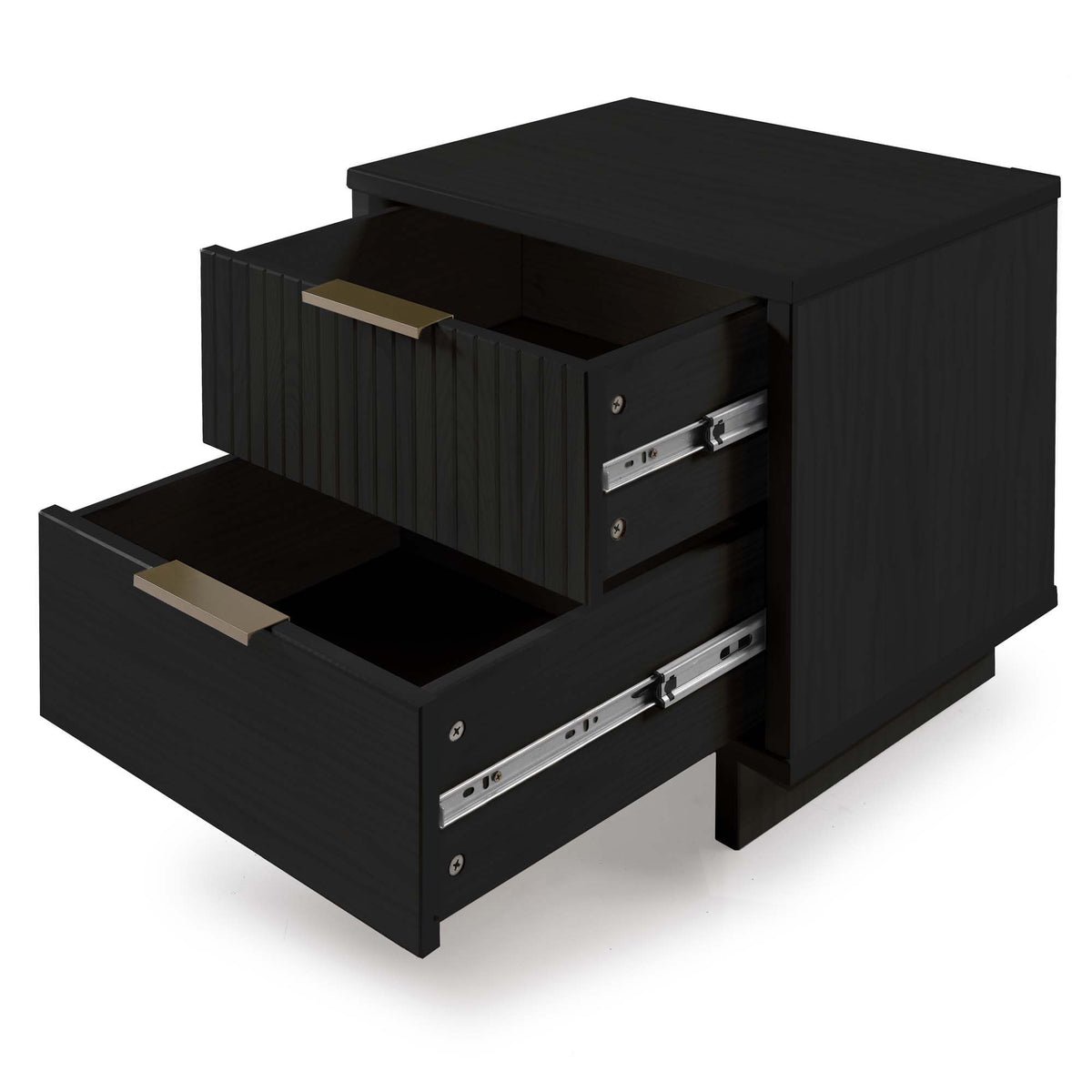 Granville Nightstand with 2 Drawers - Solid Wood Construction