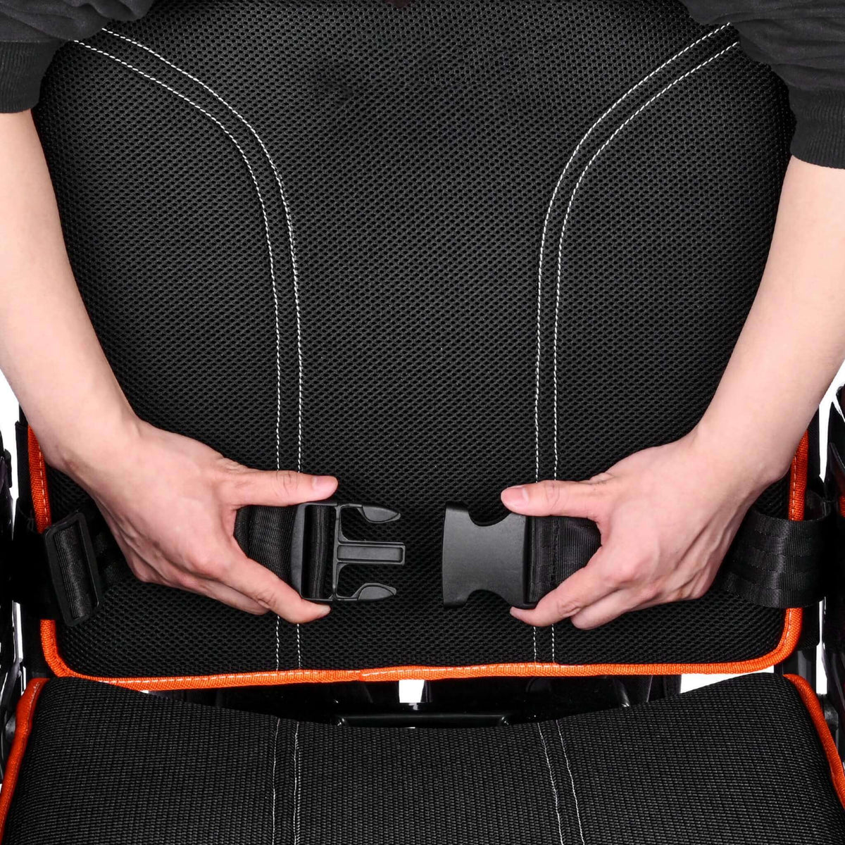 Foldable Lightweight Electric Wheelchair With One-Button Folding And One-Hand Operation (SAK48215)