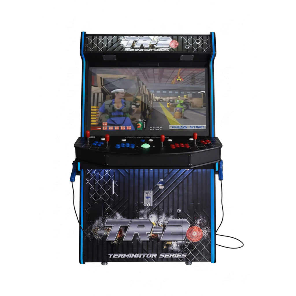 Full-Size Commercial Arcade Machine With Lightguns And Stools (SAK35690)