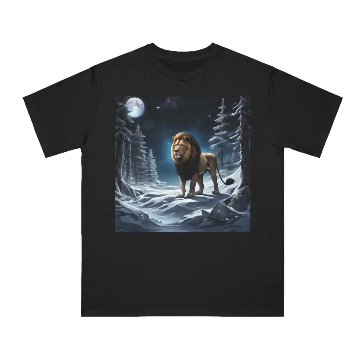 DipaliZ Lion Moonlight Classic T-shirt Organic Cotton