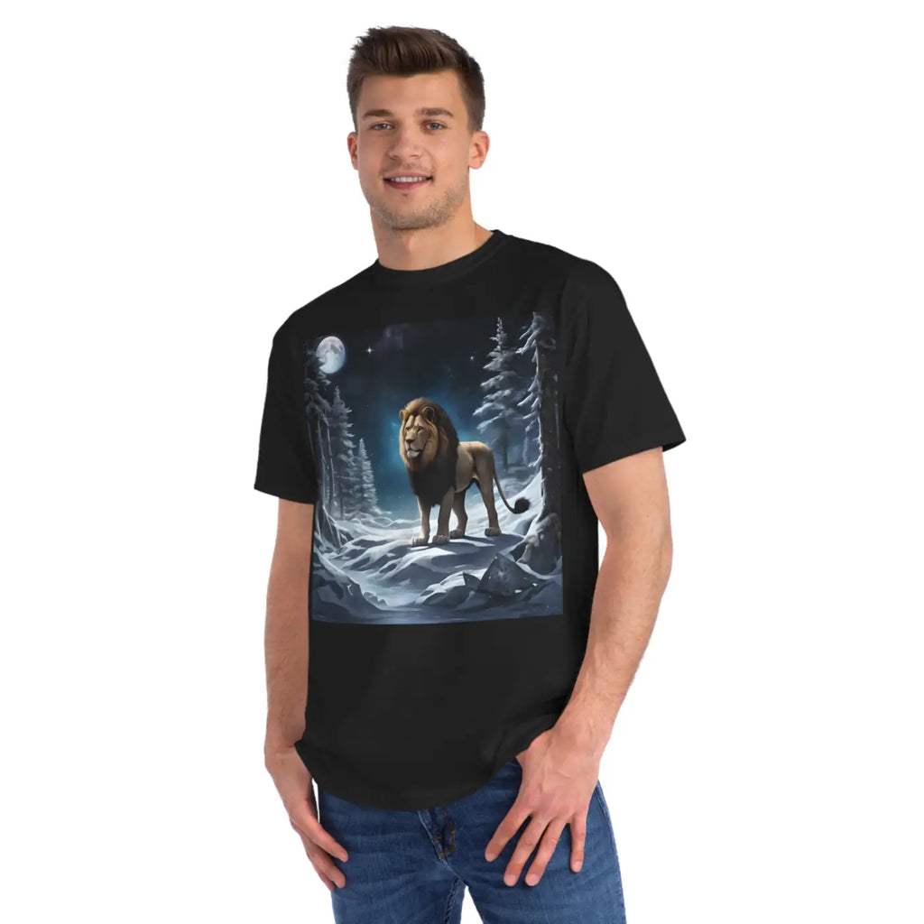 DipaliZ Lion Moonlight Classic T-shirt Organic Cotton