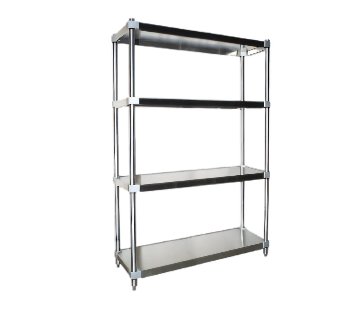 Eagle Group Quik-Set SHDS1836VL Louvered Solid Shelf, 36 x 18 Inches, 14-Gauge Galvanized Steel, Gray Epoxy Finish