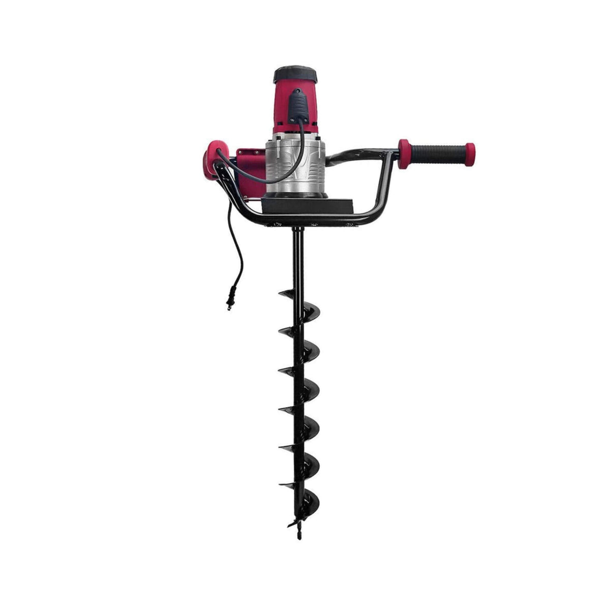 Heavy-Duty 1200W 1.6HP Electric Post Hole Digger Earth Auger With 4-Inch Bit (SAK25847)