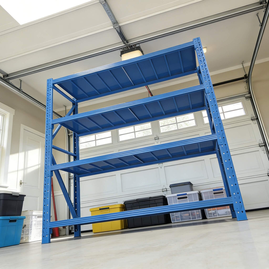 Heavy-Duty 5000-Pound 4-Tier Adjustable Steel Garage Shelf (SAK52841)