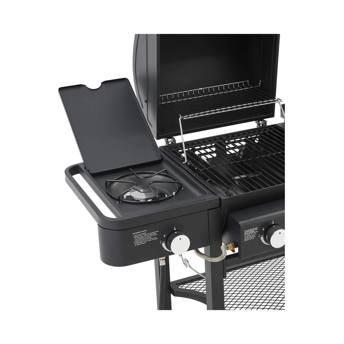 Heavy-Duty All-In-One Outdoor 5-Burner 56K BTU Liquid Propane Grill (SAK57124)
