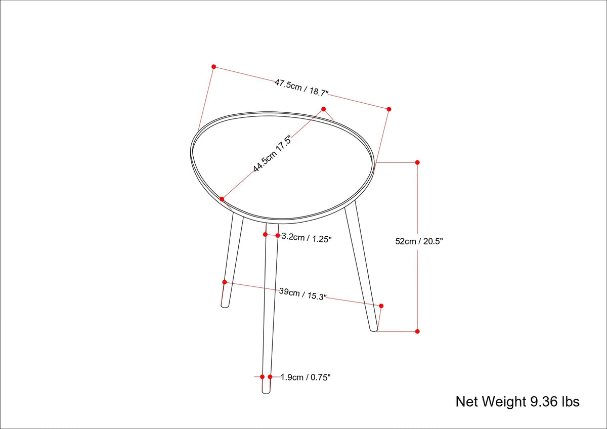 Tanner Metal Side Table