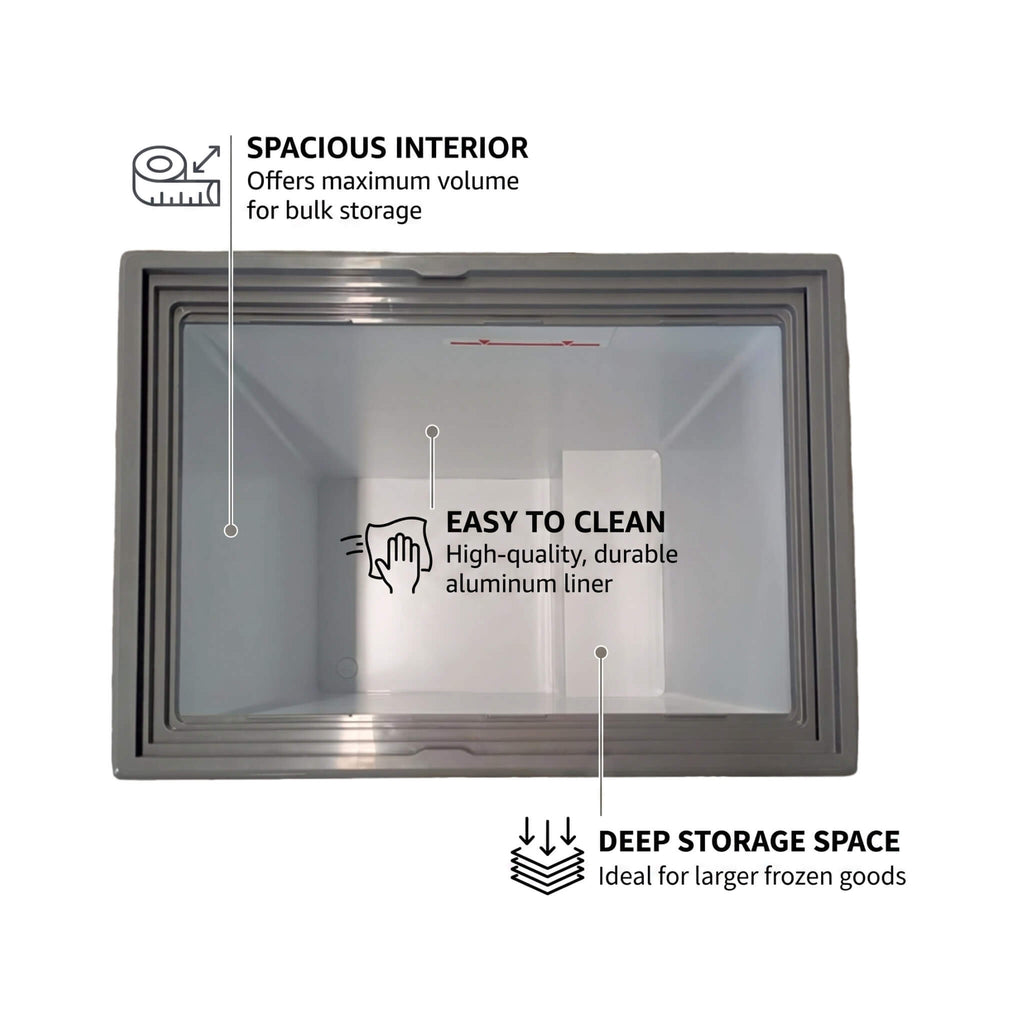 High-Efficiency Commercial Display Chest Freezer With Sliding Glass Door (SAK53174)