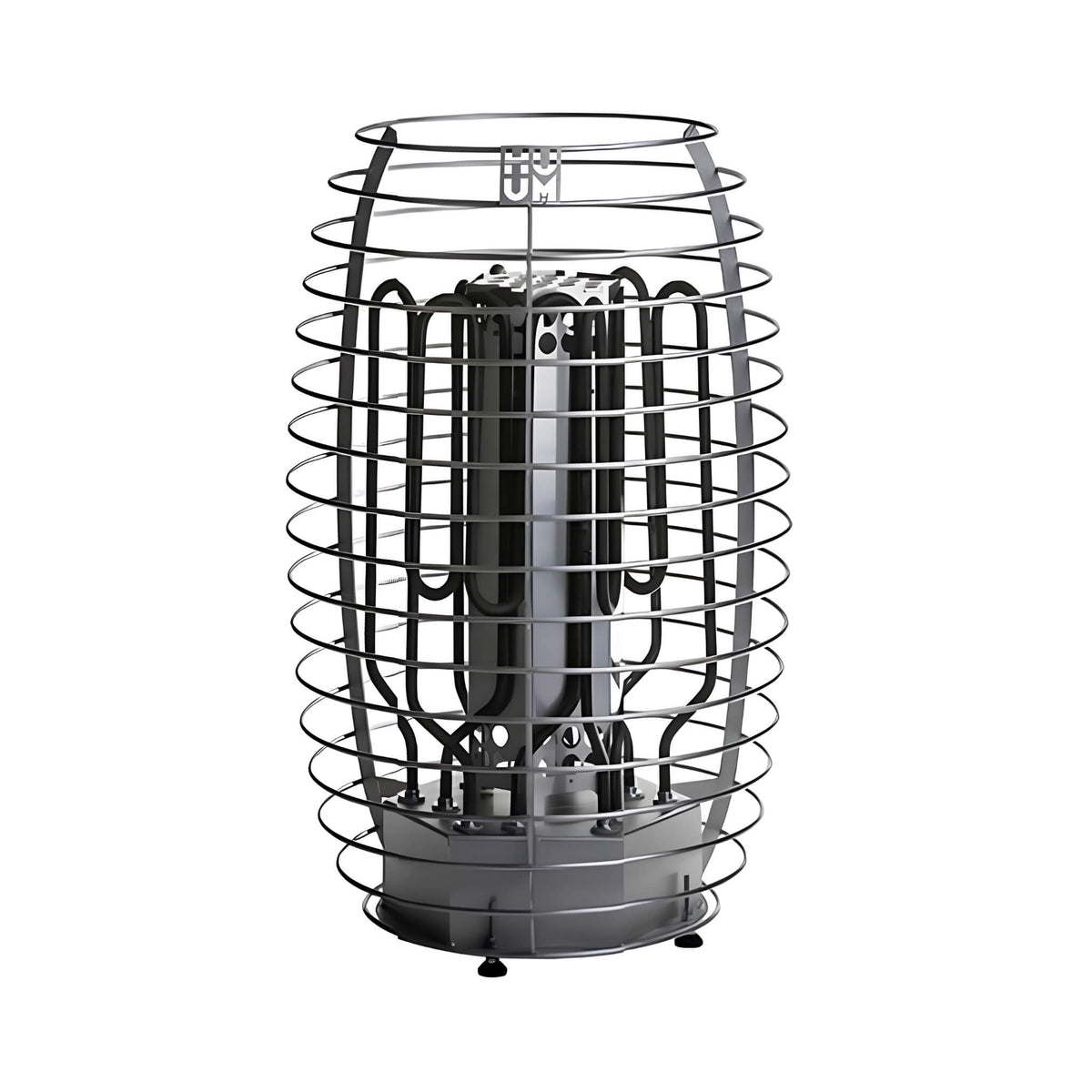 Huum Hive Mini Floor Mount Traditional Steel Sauna Heater With UKU Local Digital Controller & Sauna Stones (SAK91438)