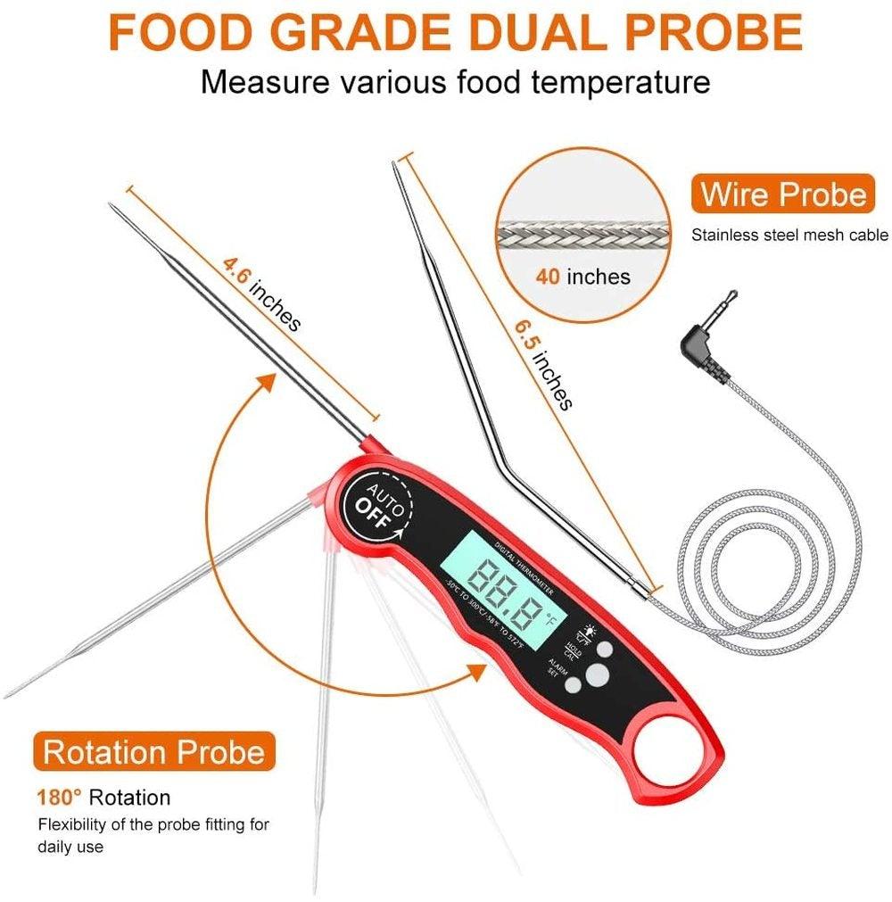 Instant-Read Digital Meat Thermometer
