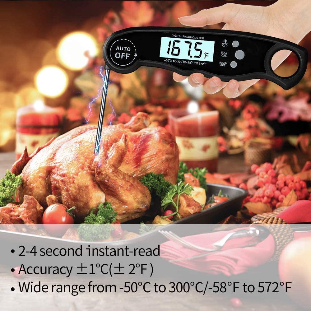Instant-Read Digital Meat Thermometer