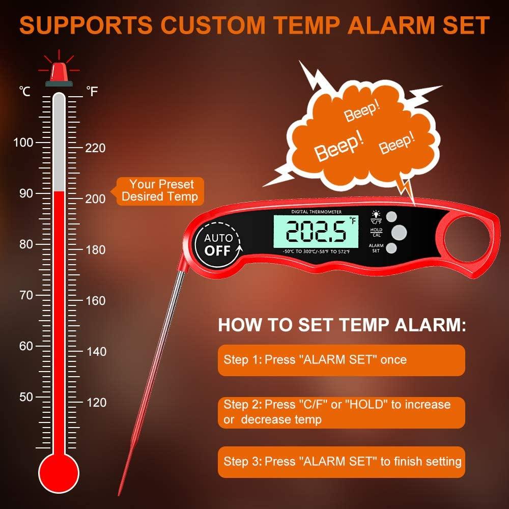 Instant-Read Digital Meat Thermometer