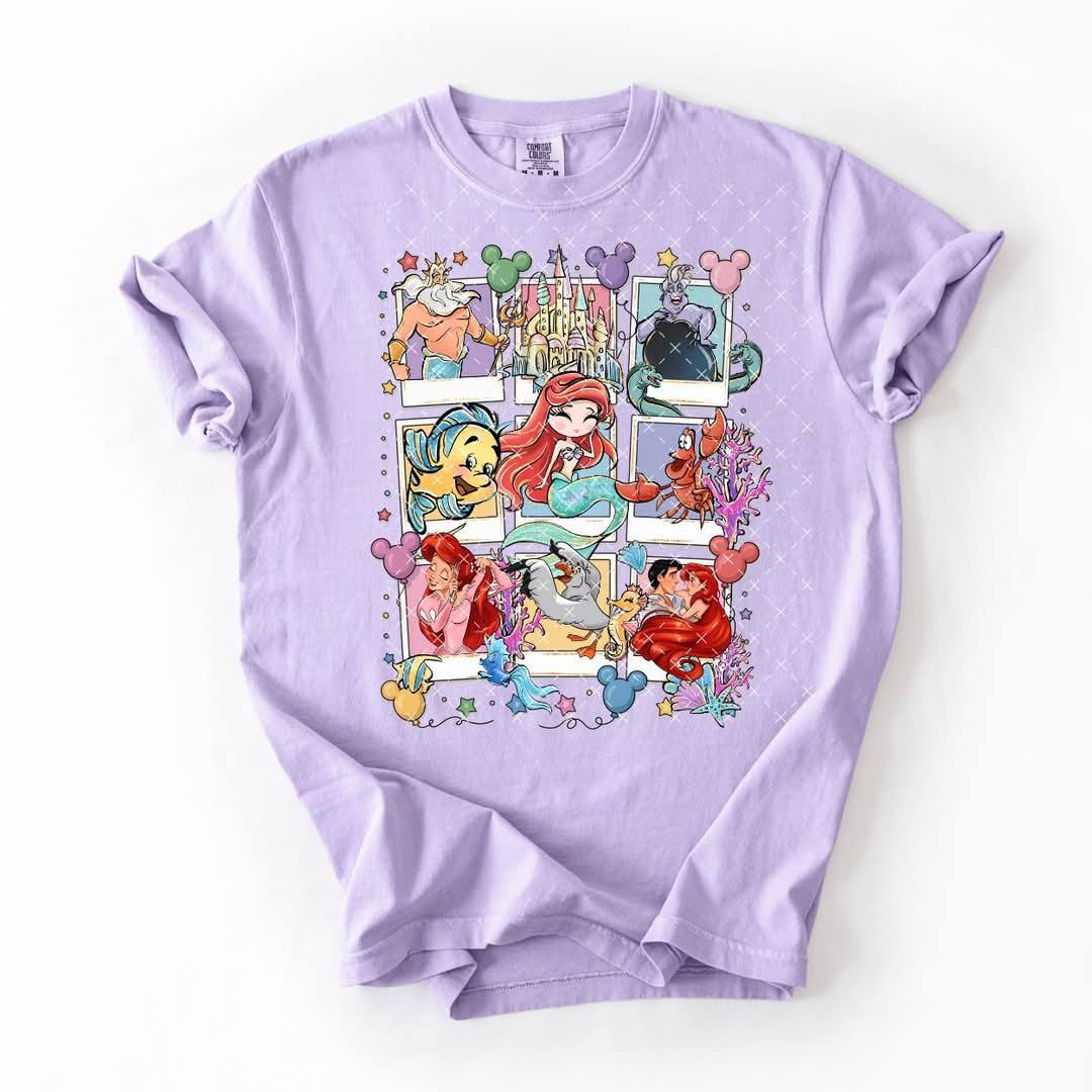Mermaid Polaroid Graphic Tee