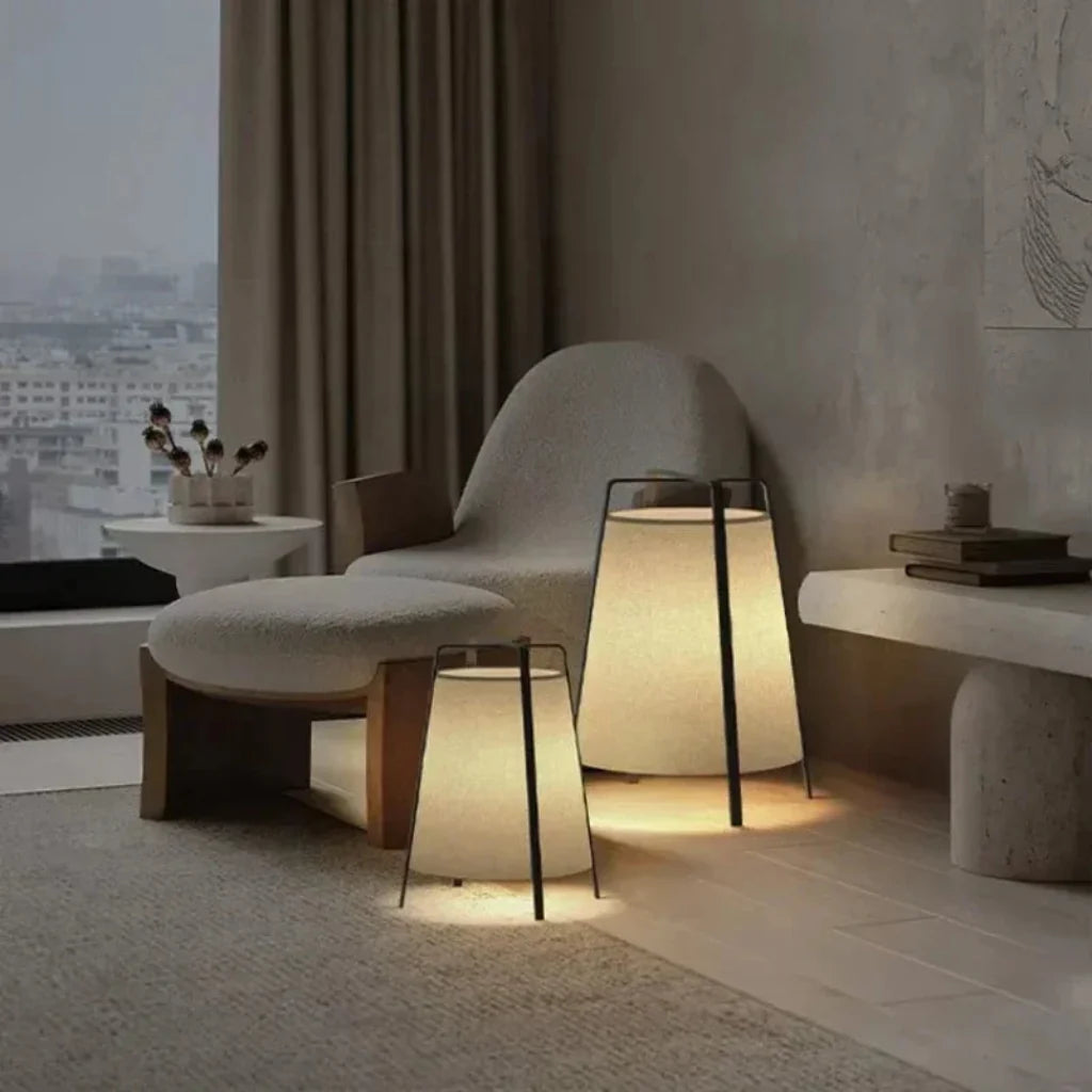 Wabi Sabi Fabric Floor Lamp