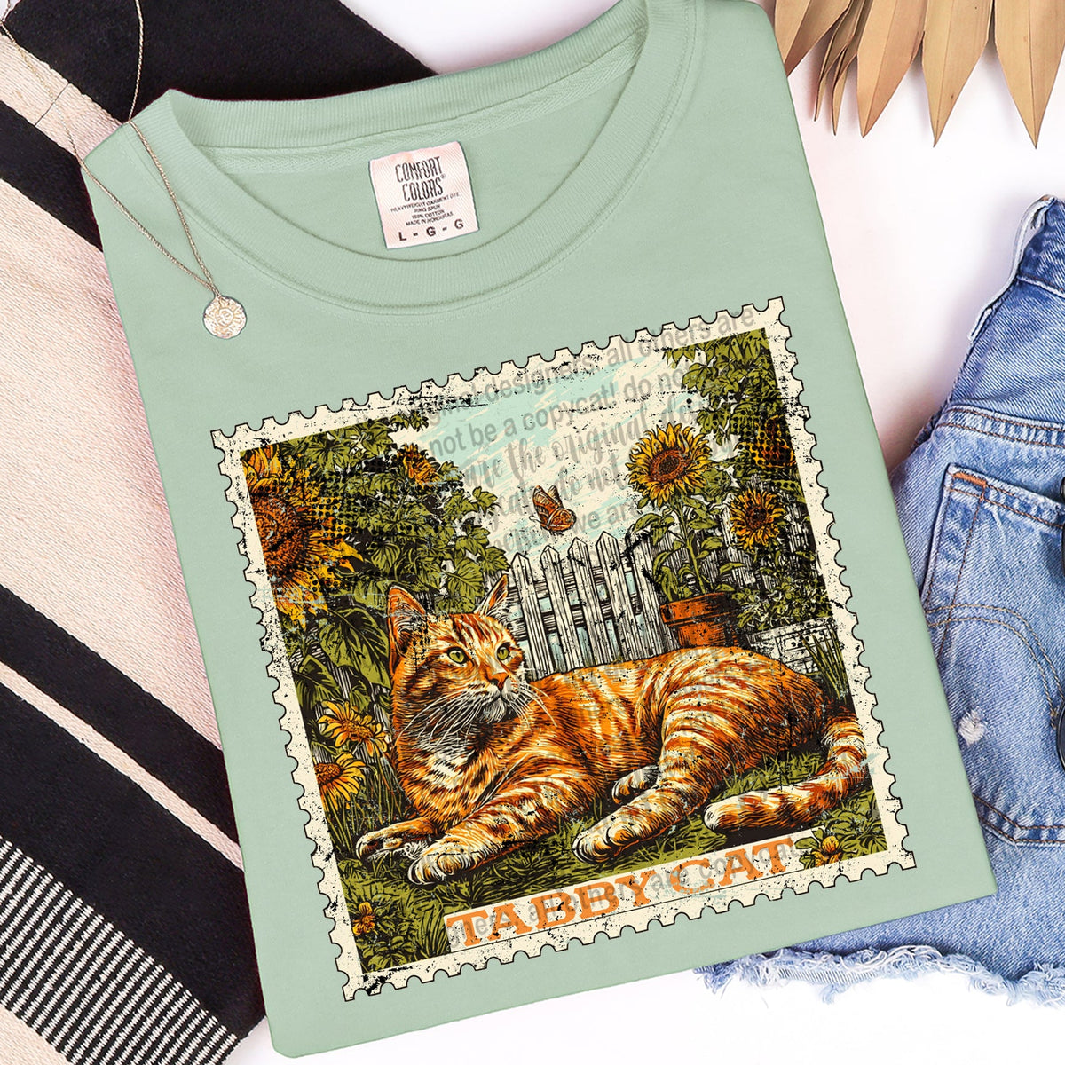 Tabby Cat Graphic Tee