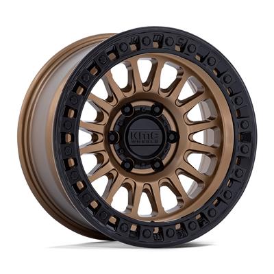 KMC KM552 IMS Matte Bronze Wheels with Gloss Black Lip - S0853