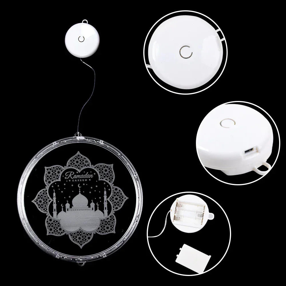 Lamp - LED Ramadan Eid Mubarak 12.5cm
