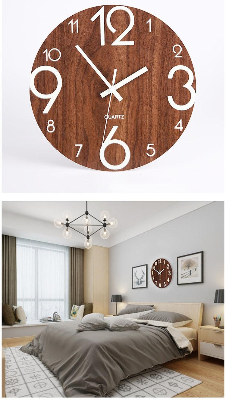 12-Inch Silent Luminous Wall Clock
