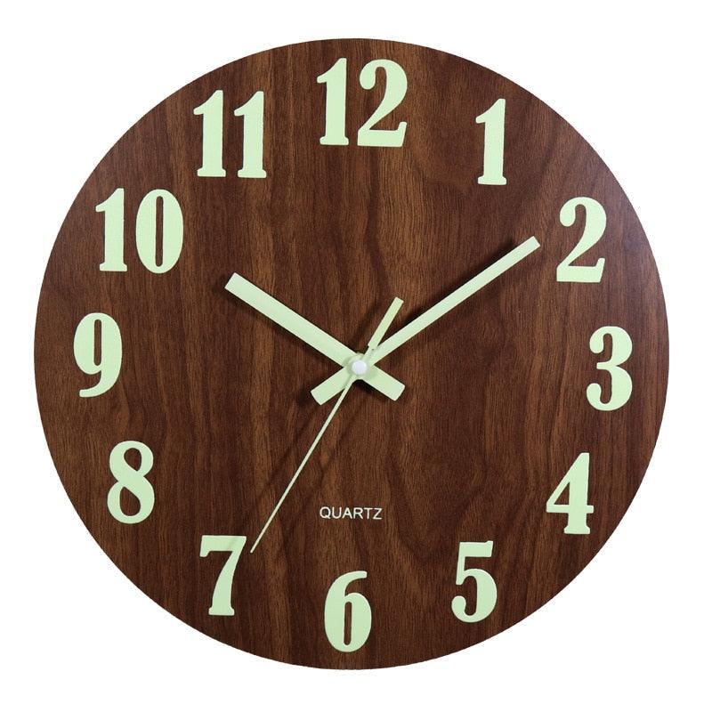 12-Inch Silent Luminous Wall Clock