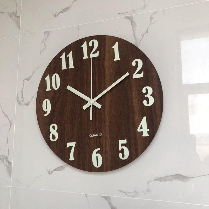 12-Inch Silent Luminous Wall Clock