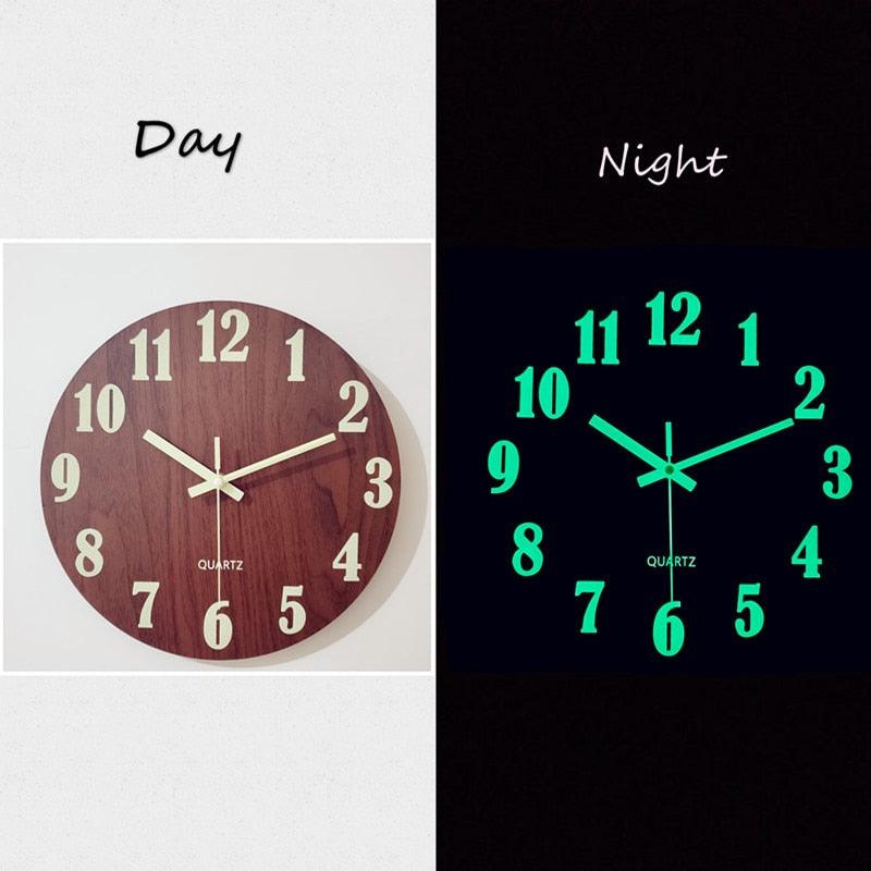 12-Inch Silent Luminous Wall Clock