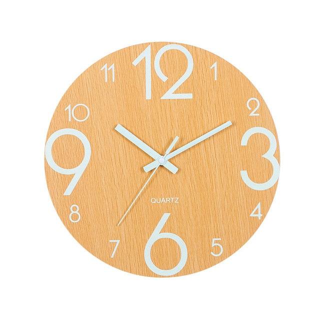 12-Inch Silent Luminous Wall Clock