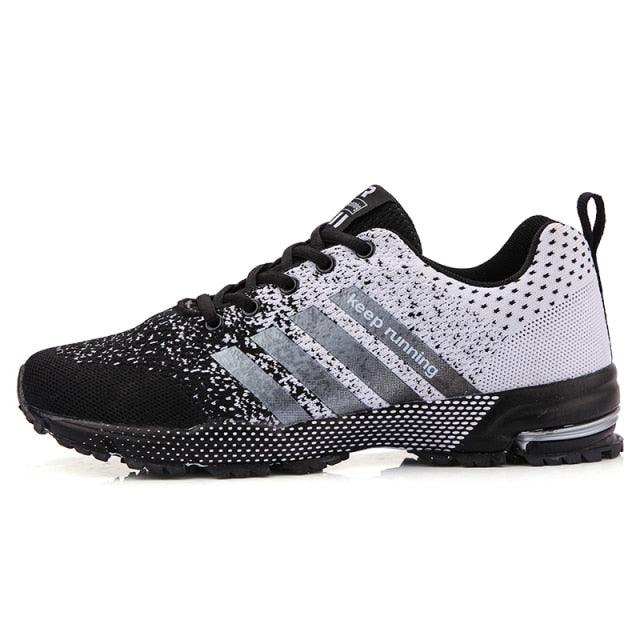 Luxury Sport Mens Sneakers Mesh Breathable Casual Men Shoes Comfortable Non-Slip Shock Absorption Light Outdoor Walking Comfortable Running Sneakers