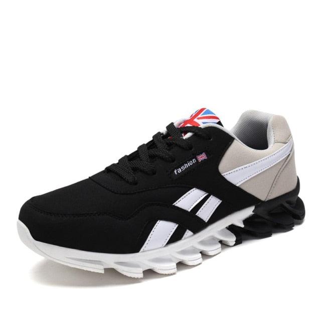 Men Running Spring Black Sneakers High Quality Outdoor Light Breathable Sport Athletic Men Sneakers Tennis Modern Shoes For Workout Walking Outdoor Sport
