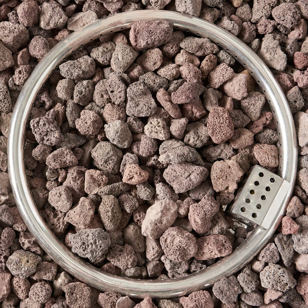 Modern 32-Inch 40K BTU Round Iron Propane Fire Pit (SAK29102)
