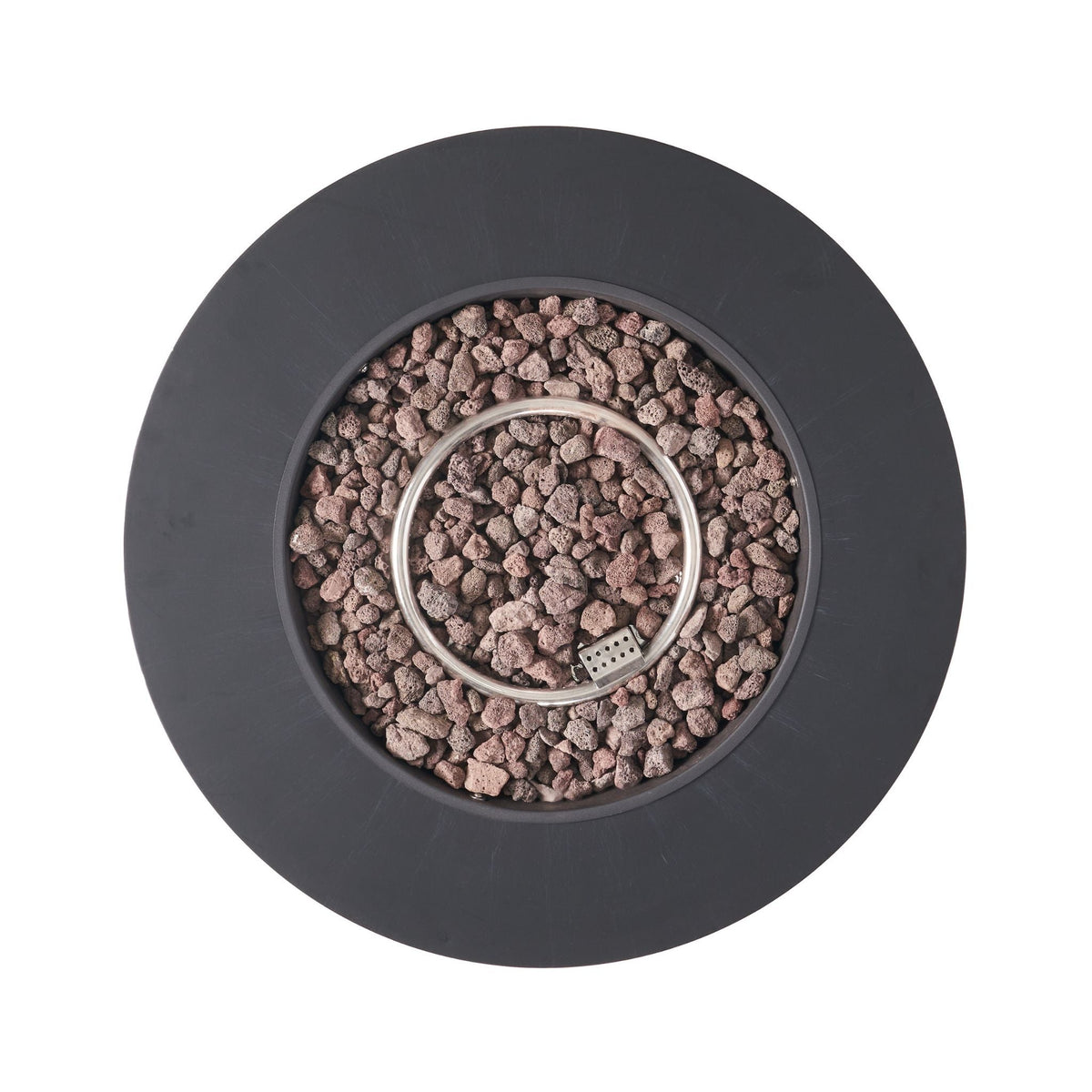 Modern 32-Inch 40K BTU Round Iron Propane Fire Pit (SAK29102)