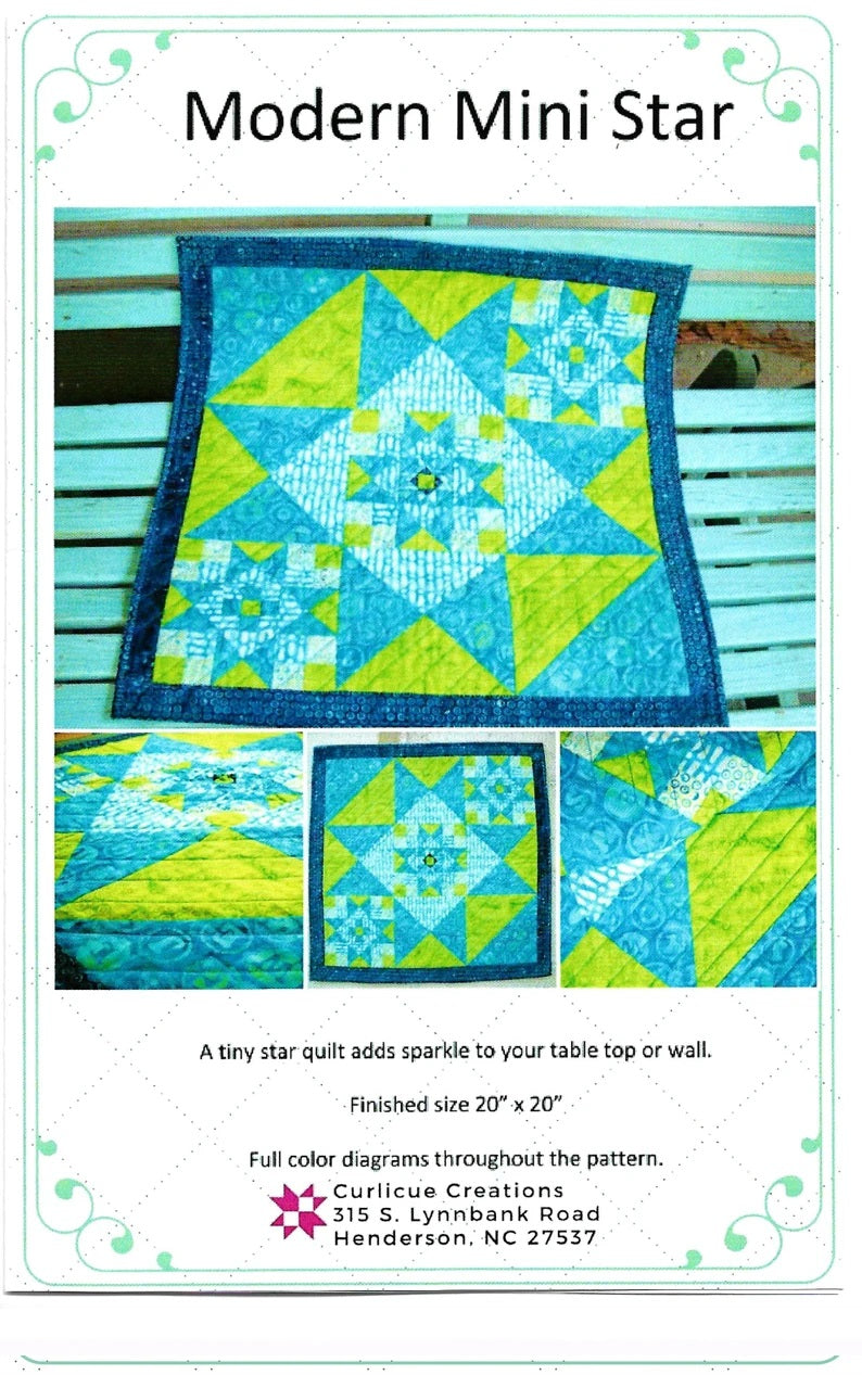 Modern Mini Star Downloadable Pattern