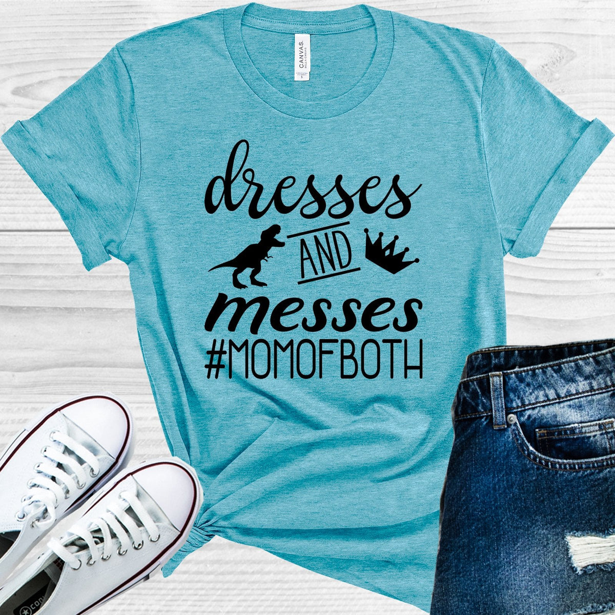 Dresses and Messes #momofboth Graphic Tee