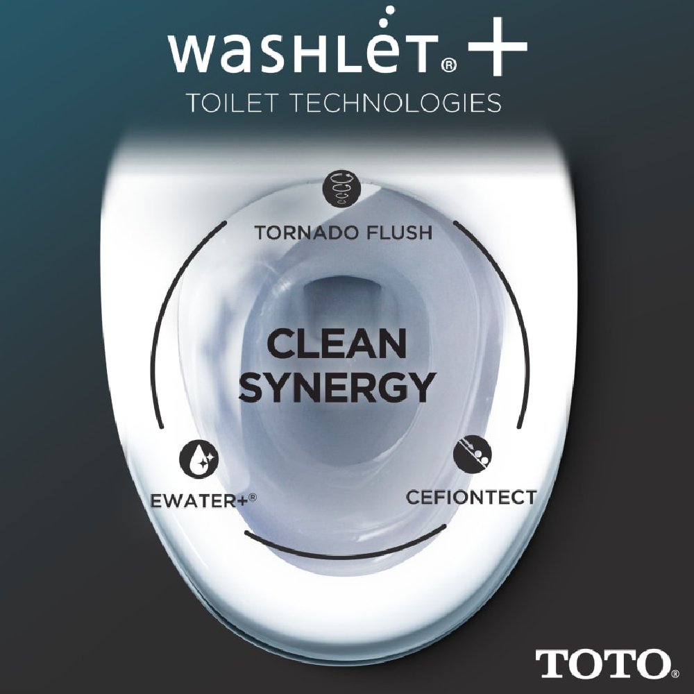 [MW7764736CSFG.10#01] TOTO Drake 1.6 GPF Elongated Chair Height Toilet With Washlet S7A And 10" Rough In (SAK78513)
