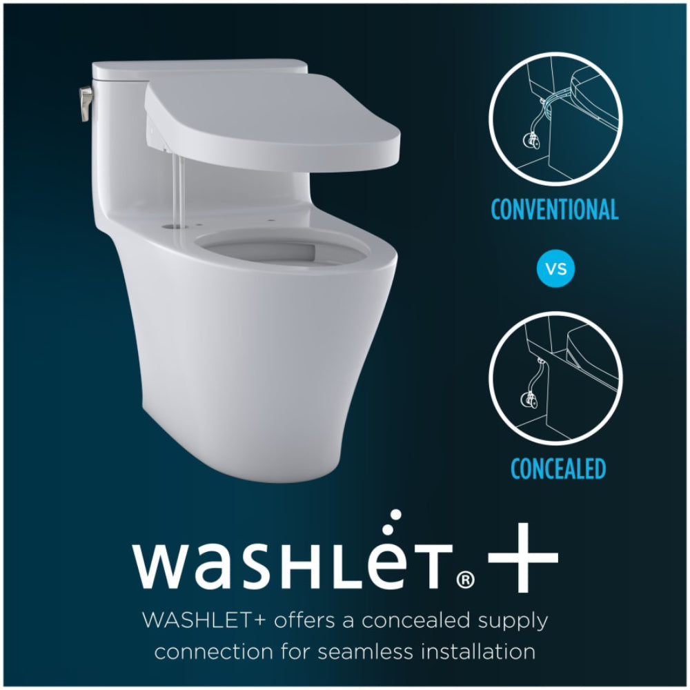 [MW7764736CSFG.10#01] TOTO Drake 1.6 GPF Elongated Chair Height Toilet With Washlet S7A And 10" Rough In (SAK78513)