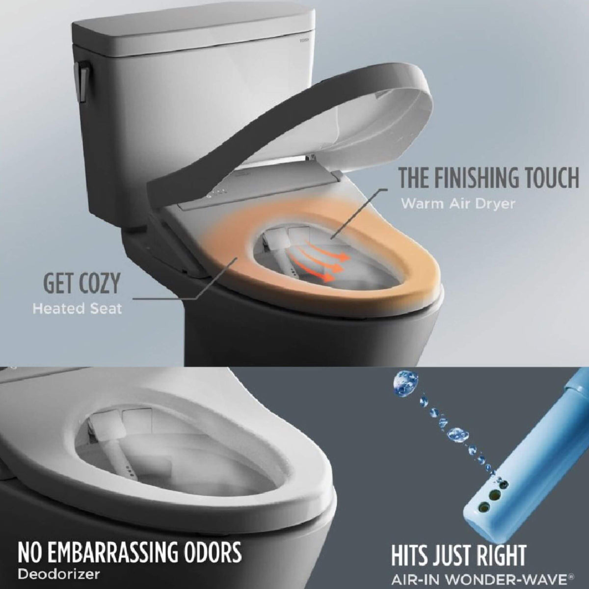 [MW7864736CEG#01] TOTO Drake 1.28 GPF Tornado Flush Toilet With Washlet S7A Bidet Seat (SAK56130)